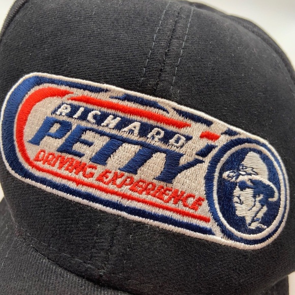Vintage Richard Petty Driving Experience Baseball Cap Hat Black - Picture 7 of 14